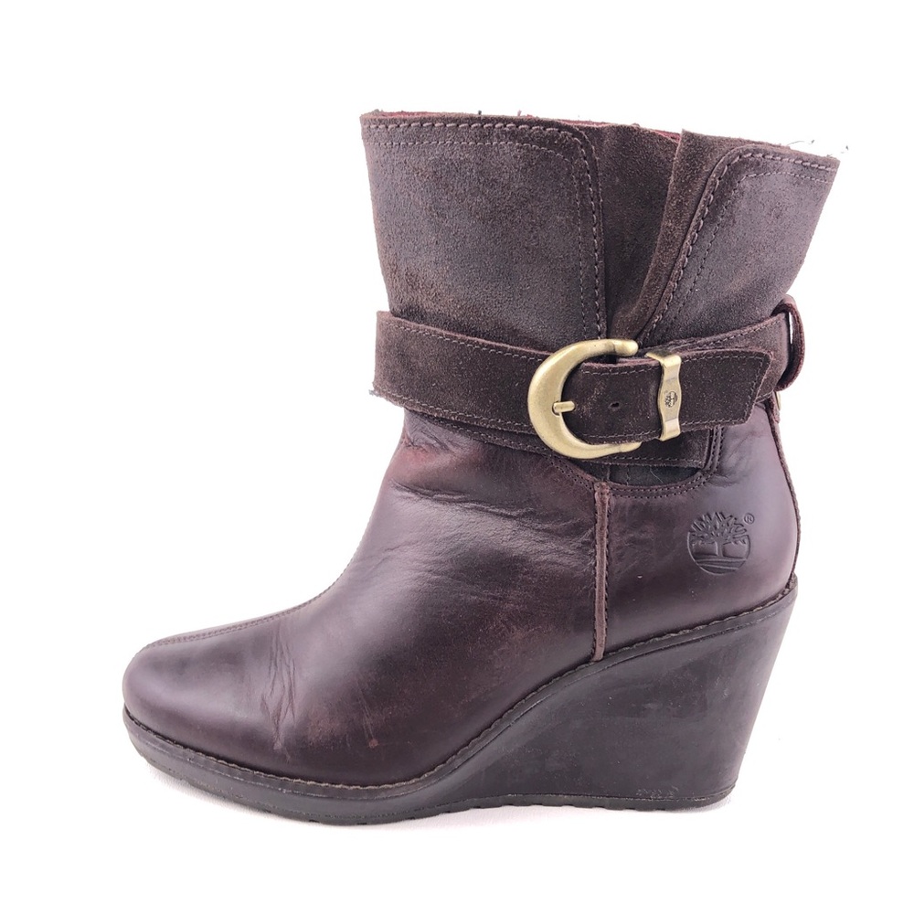 Timberland EK Wedgebrook Wedge Ankle Boots 8.5M